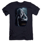 The Hobbit Gollum Poster Men's Ultra-Soft 30/1 Cotton Slim Short-Sleeve T-Shirt